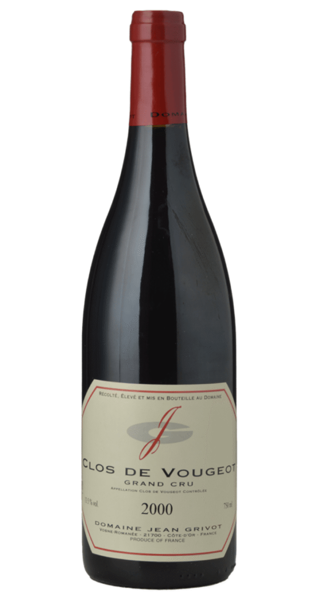 DOMAINE JEAN GRIVOT, Clos de Vougeot. 2000.