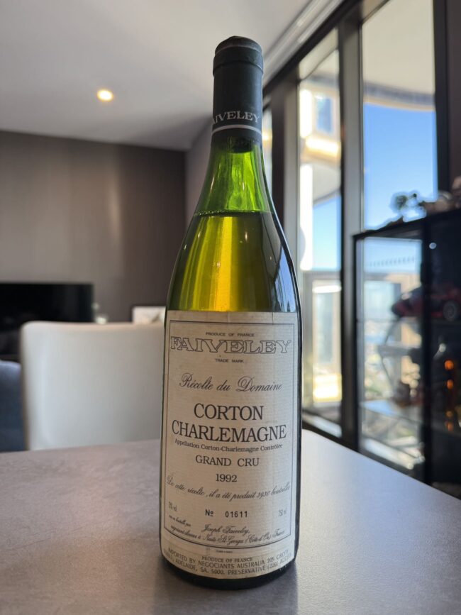 JOSEPH FAIVELEY Recolte du Domaine Grand Cru, Corton-Charlemagne 1992 - Image 2