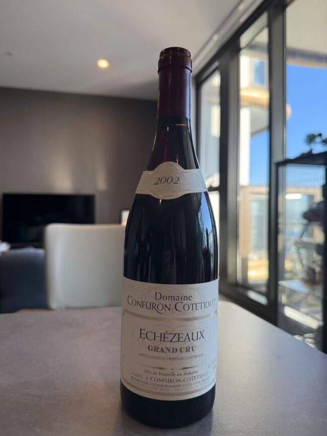 DOMAINE CONFURON COTETIDOT Grand Cru, Echezeaux. 2002 - Image 2